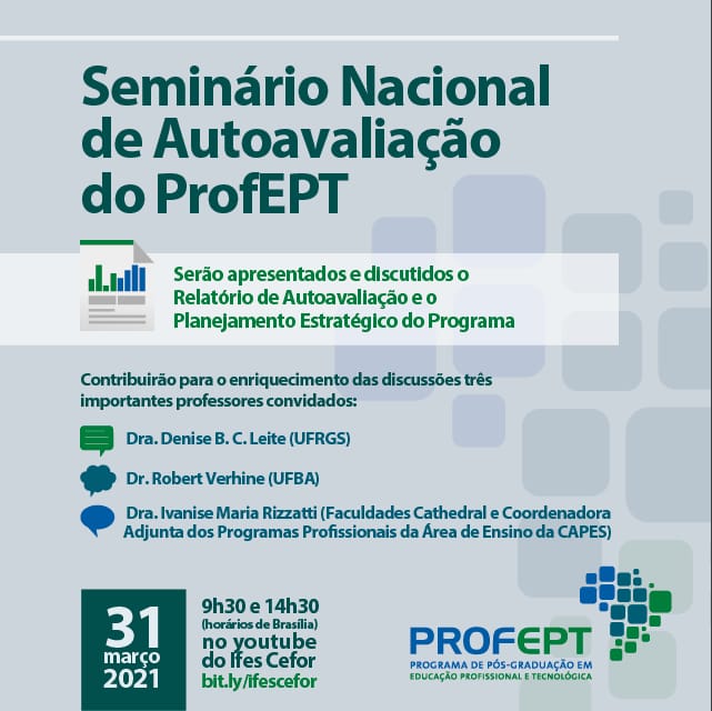 ProfEPT realiza Seminário Nacional de Autoavaliação