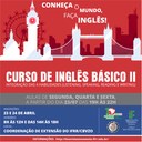 Período de inscrições para continuação de curso gratuito em  Inglês Básico começa na próxima segunda-feira 