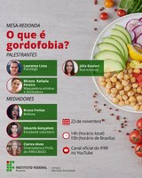 ZONA OESTE – Projeto discute hábitos alimentares e realiza live sobre “gordofobia” nesta quarta-feira, 23